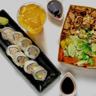 Combo - Teriyaki + Sushi Roll + Drink